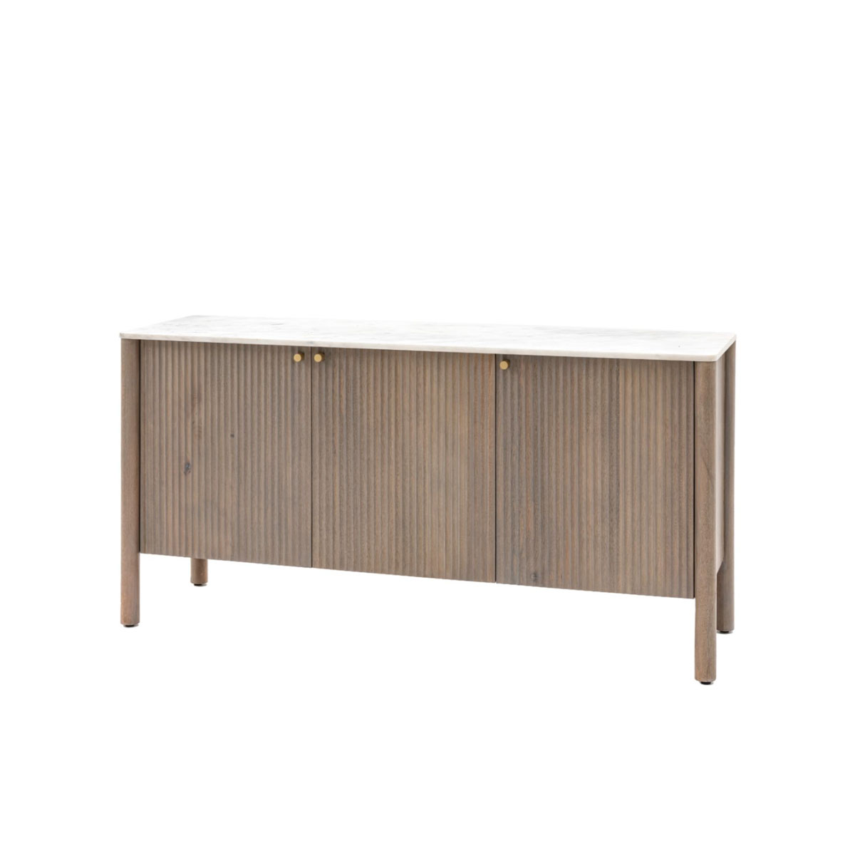 Gallery Direct Marmo 3 Door Sideboard 1516x450x750mm