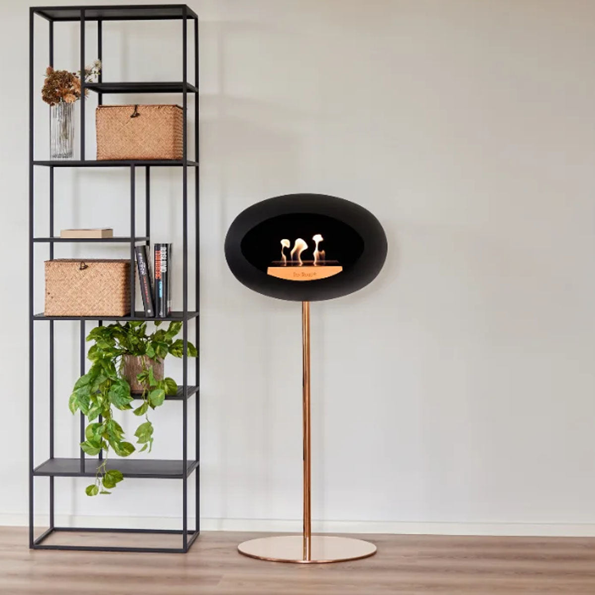 Le Feu Ground Steel High - Black - 60mm Pole Width