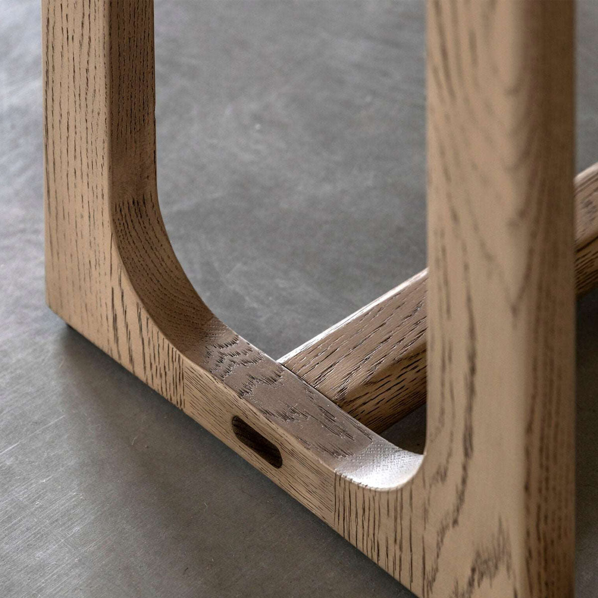 Gallery Direct Craft Dining Bench Smoked 1650x380x450mm