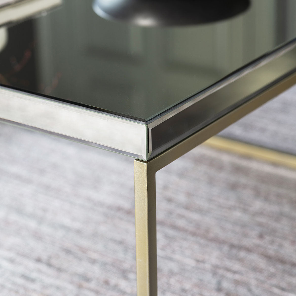 Gallery Direct Pippard Coffee Table Champagne 900x900x460mm