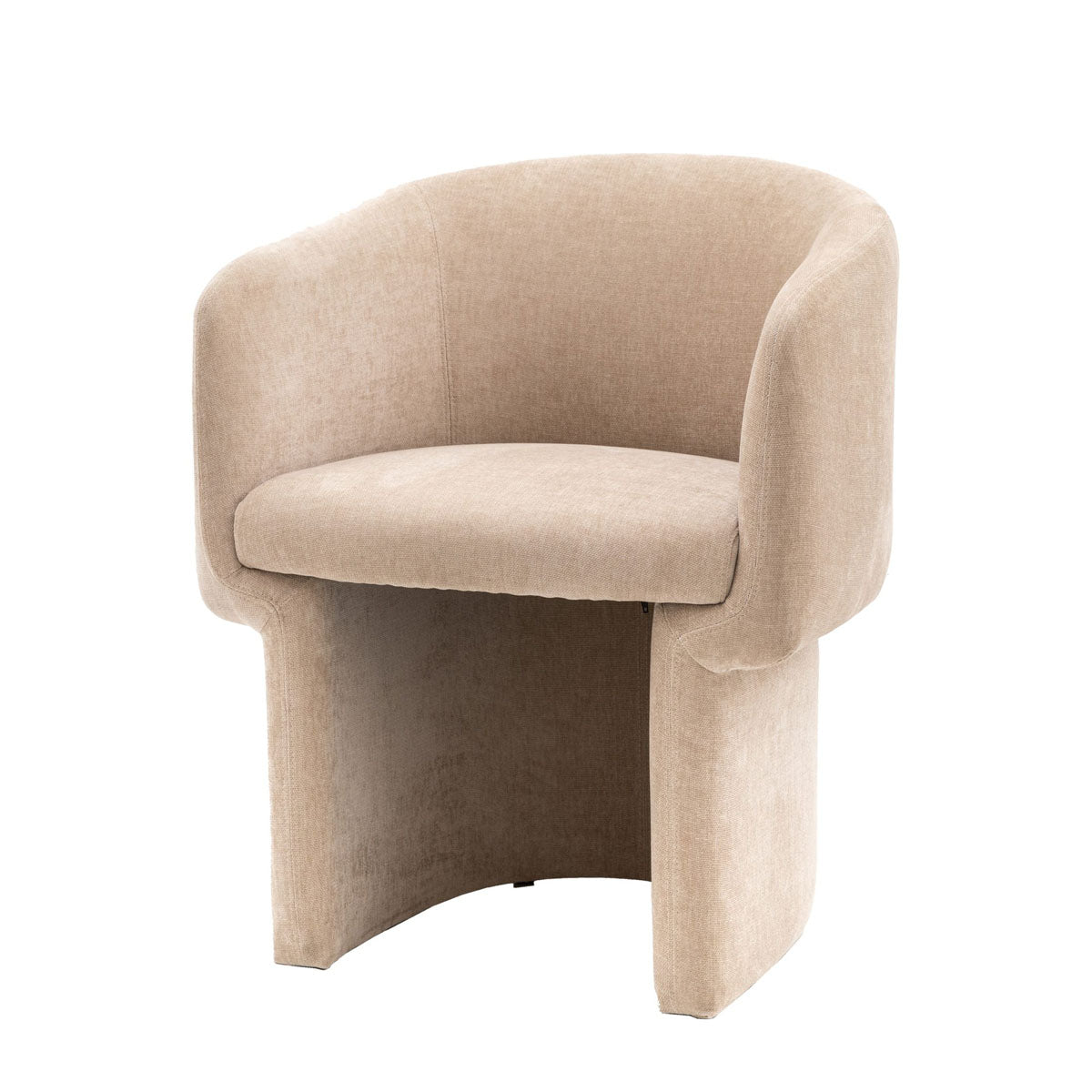 Gallery Direct Holm Dining Chair Cream 640x620x760mm