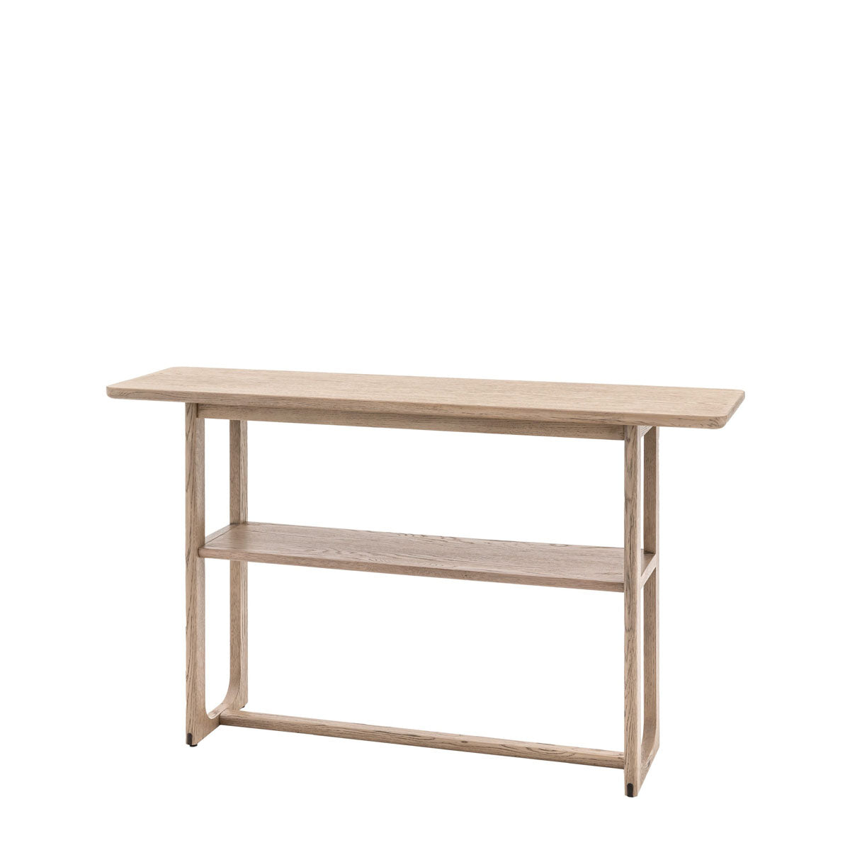 Gallery Direct Craft Console Table Smoked 1400x380x800mm