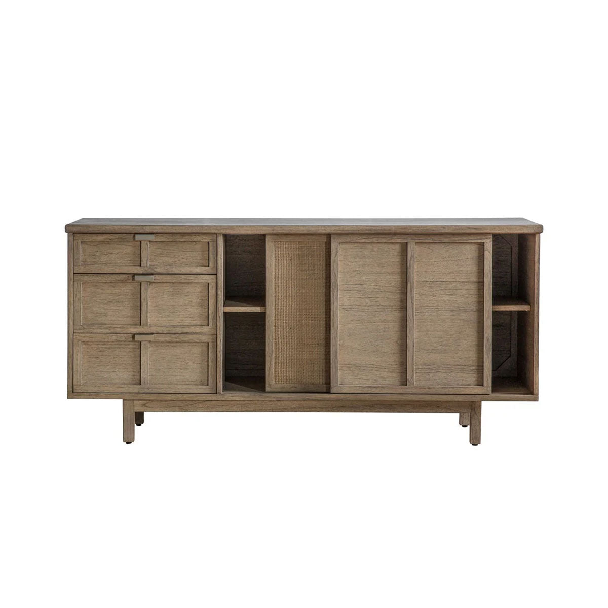 Gallery Direct Kyoto 3 Drawer 2 Door Sideboard 1500x450x700mm
