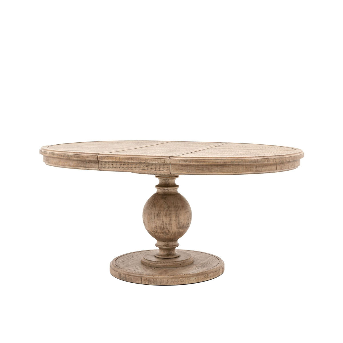 Gallery Direct Vancouver Rnd Ext Dining Tble 1200/1600x1200x750mm