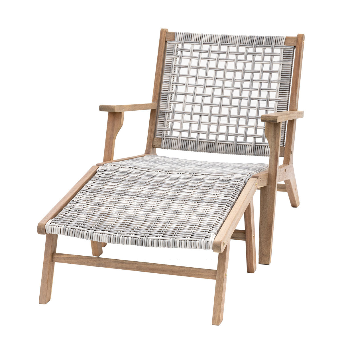 Gallery Direct Vatalos Lounge Chair with Footstool