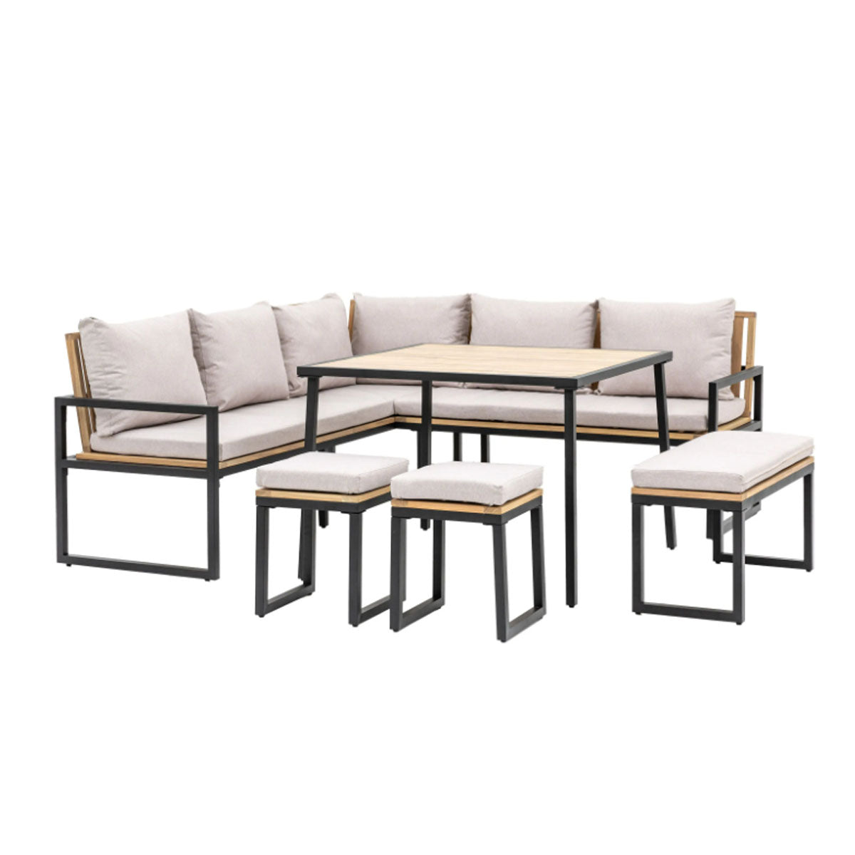 Gallery Direct Naples Corner Dining Set