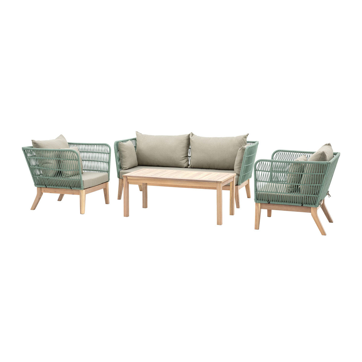 Gallery Direct Cataldo Lounge Set Green