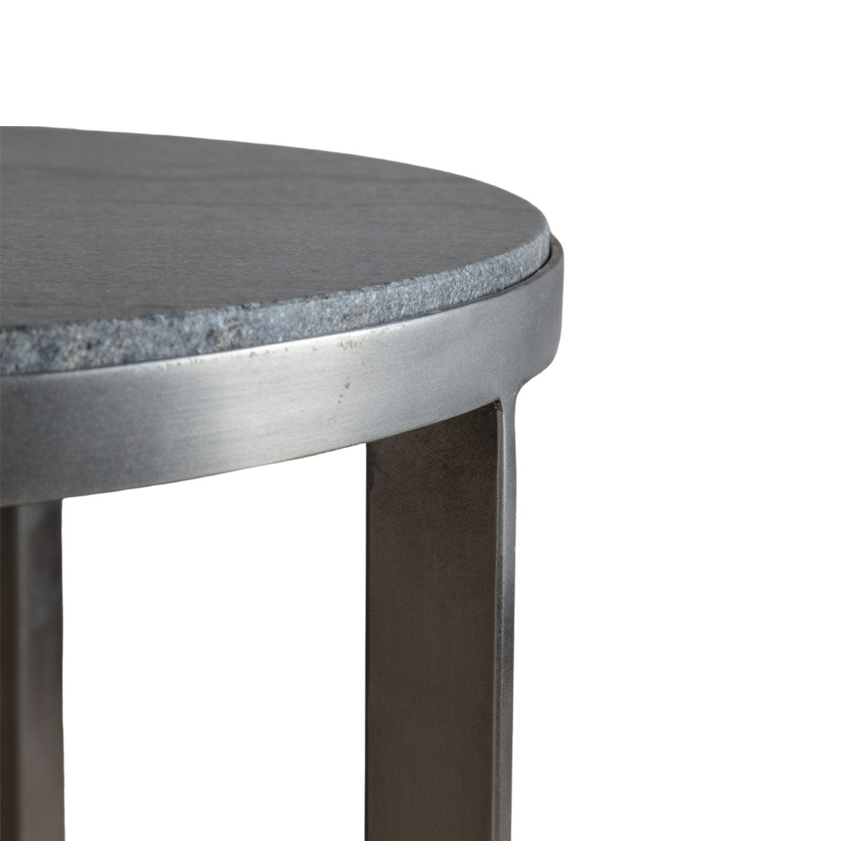 Gallery Direct Necton Side Table Silver 460x460x560mm