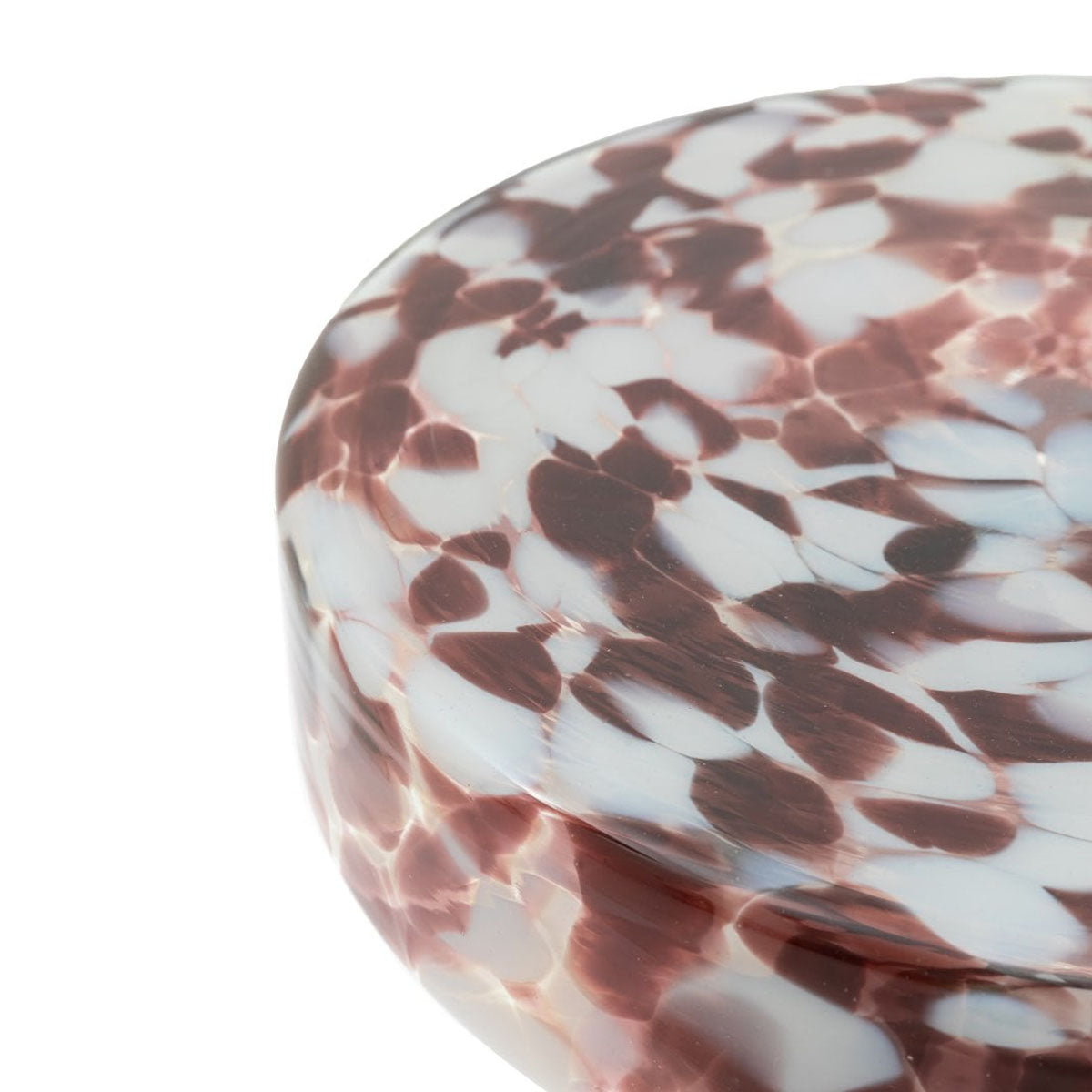 Gallery Direct Murano Side Table Leopard 395x395x465mm