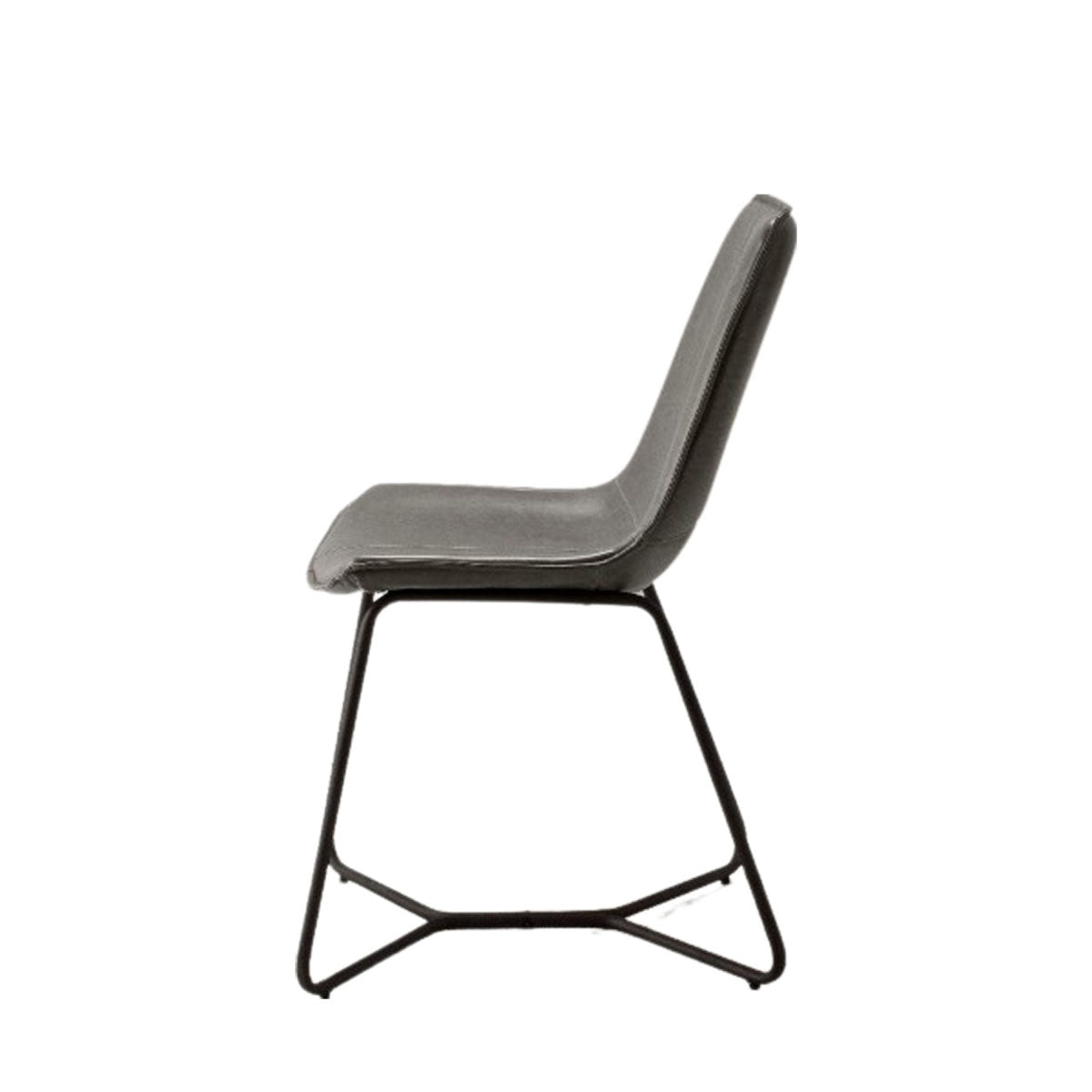 Gallery Direct Hawking Chair Charcoal (2pk) 490x550x860mm