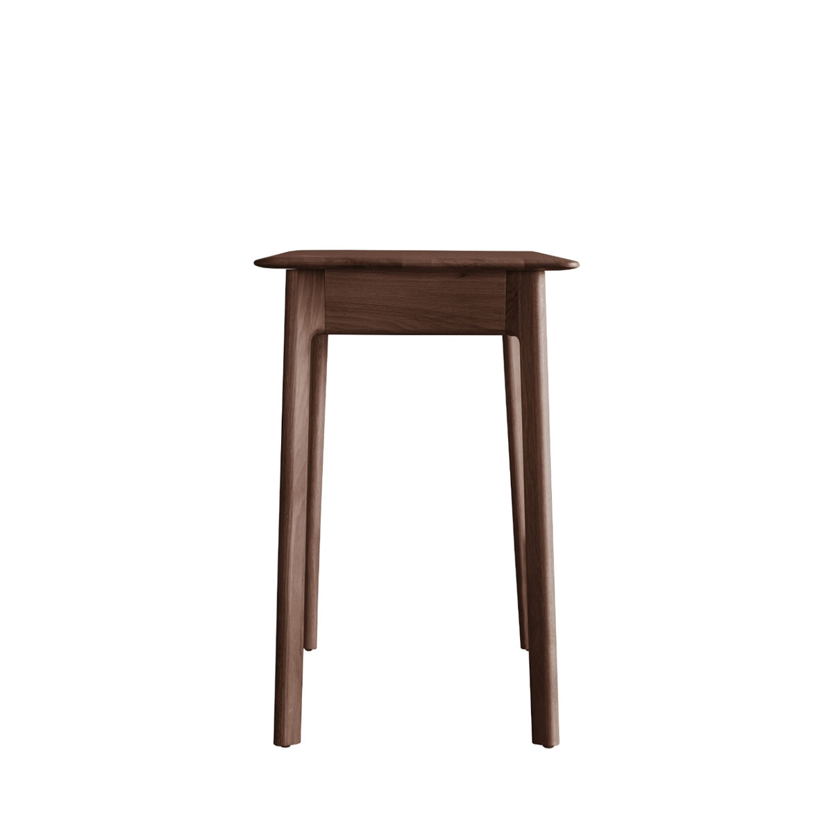 Gallery Direct Madrid 1 Drawer Desk Walnut 1300x500x750mm
