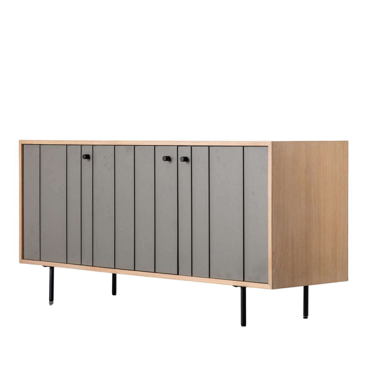 Gallery Direct Fuji 3 Door Sideboard 1500x450x700mm