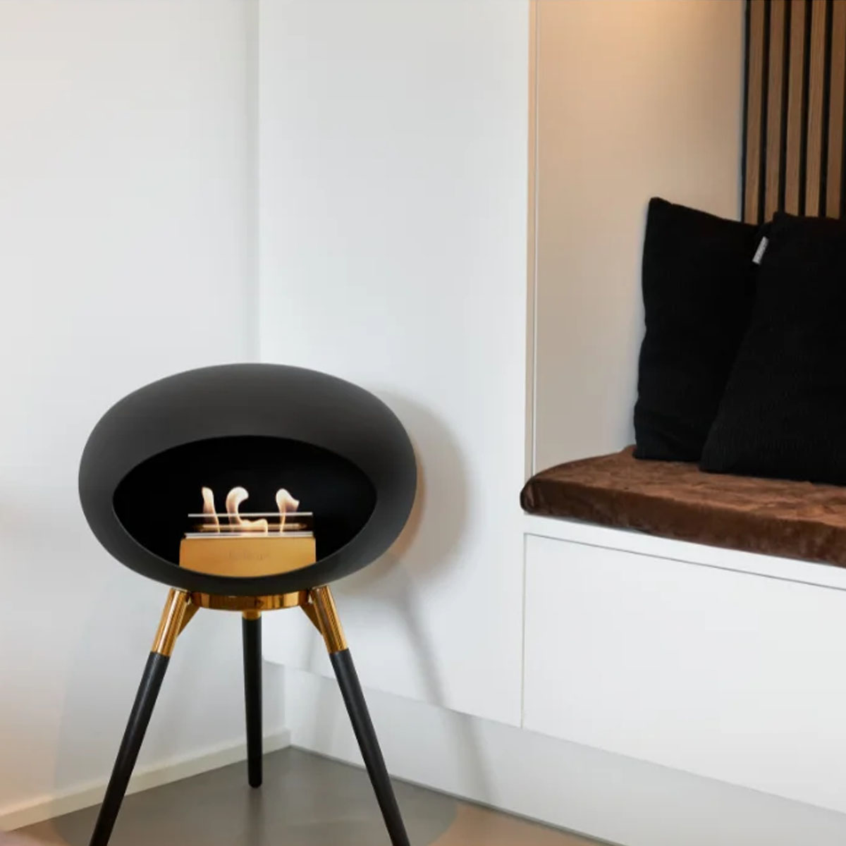 Le Feu Ground Wood Low - Black