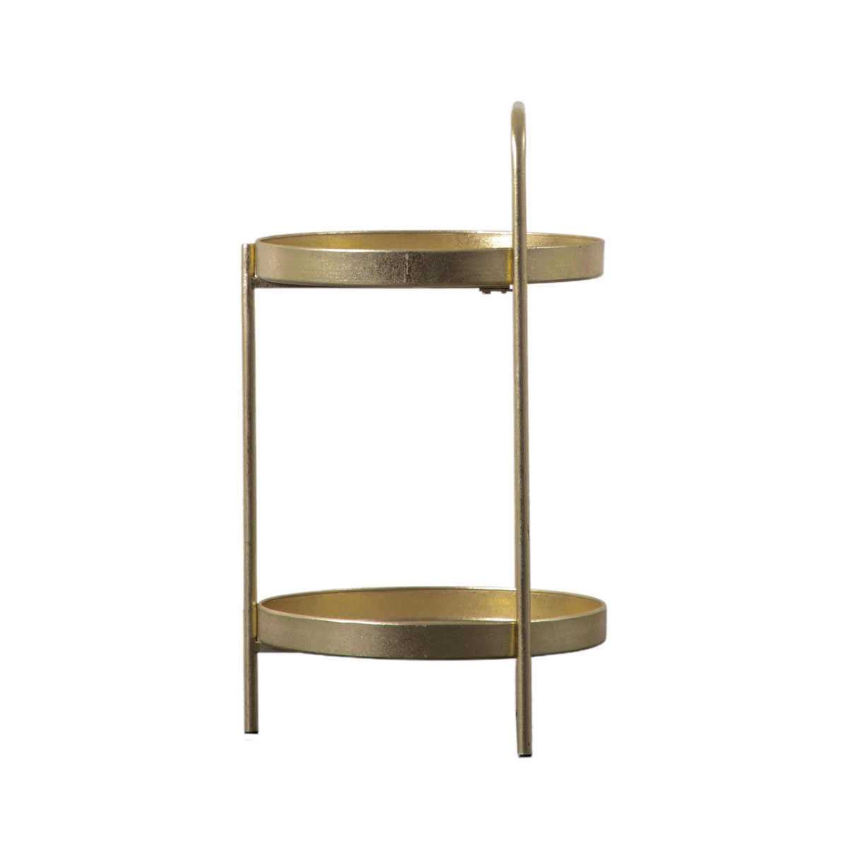 Gallery Direct Sennen Side Table Gold 400x400x720mm