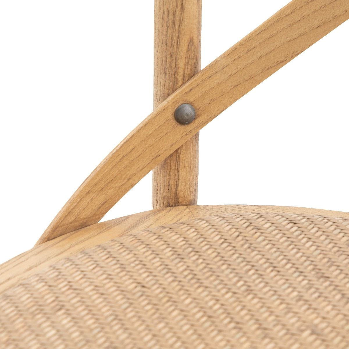 Gallery Direct Cafe Chair Oak/Rattan (2pk)