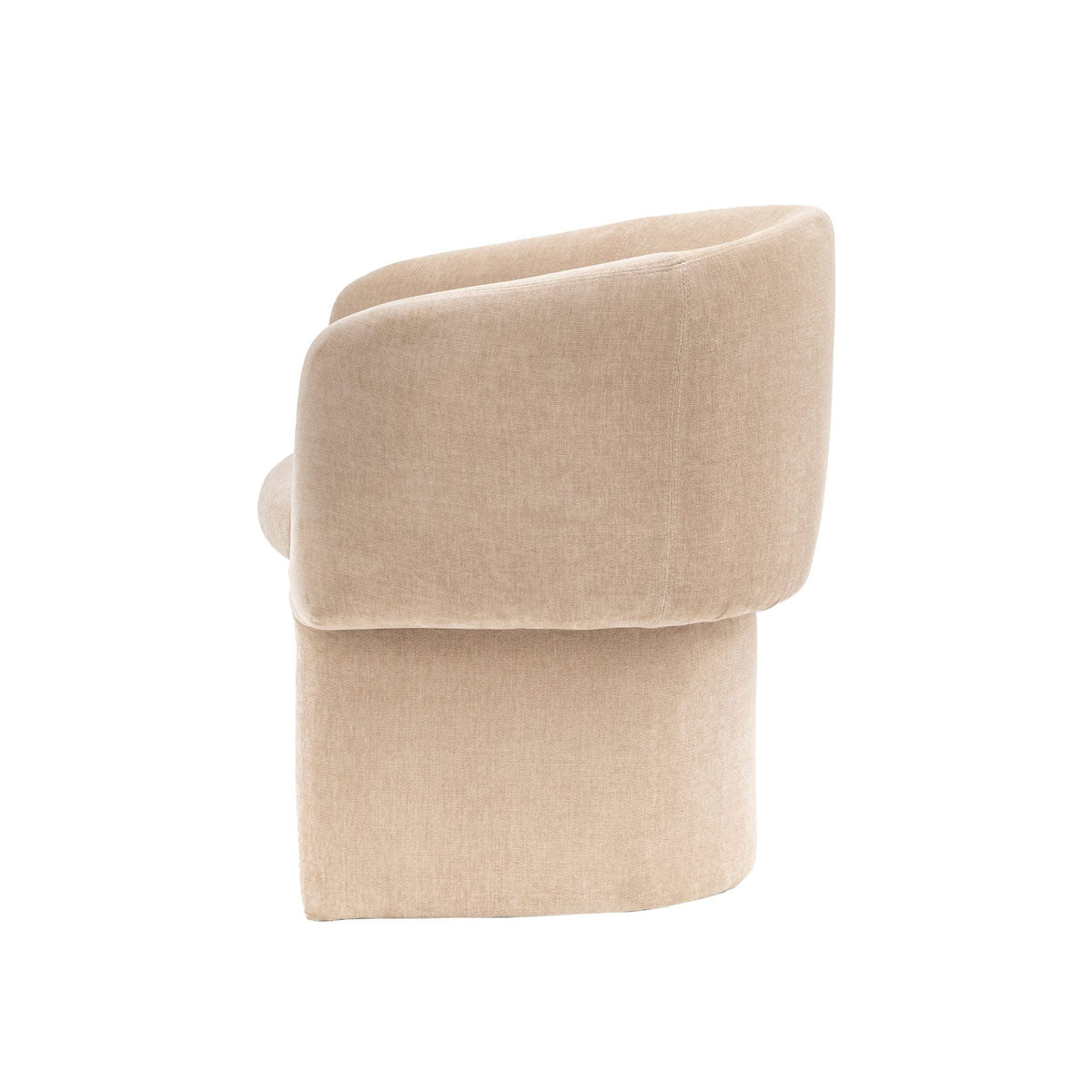 Gallery Direct Holm Dining Chair Cream 640x620x760mm