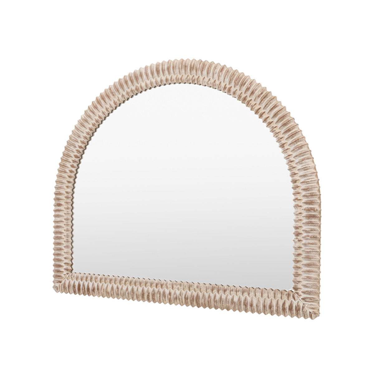 Gallery Direct Pimlico Arch Overmantle White Wash 1200x1000mm