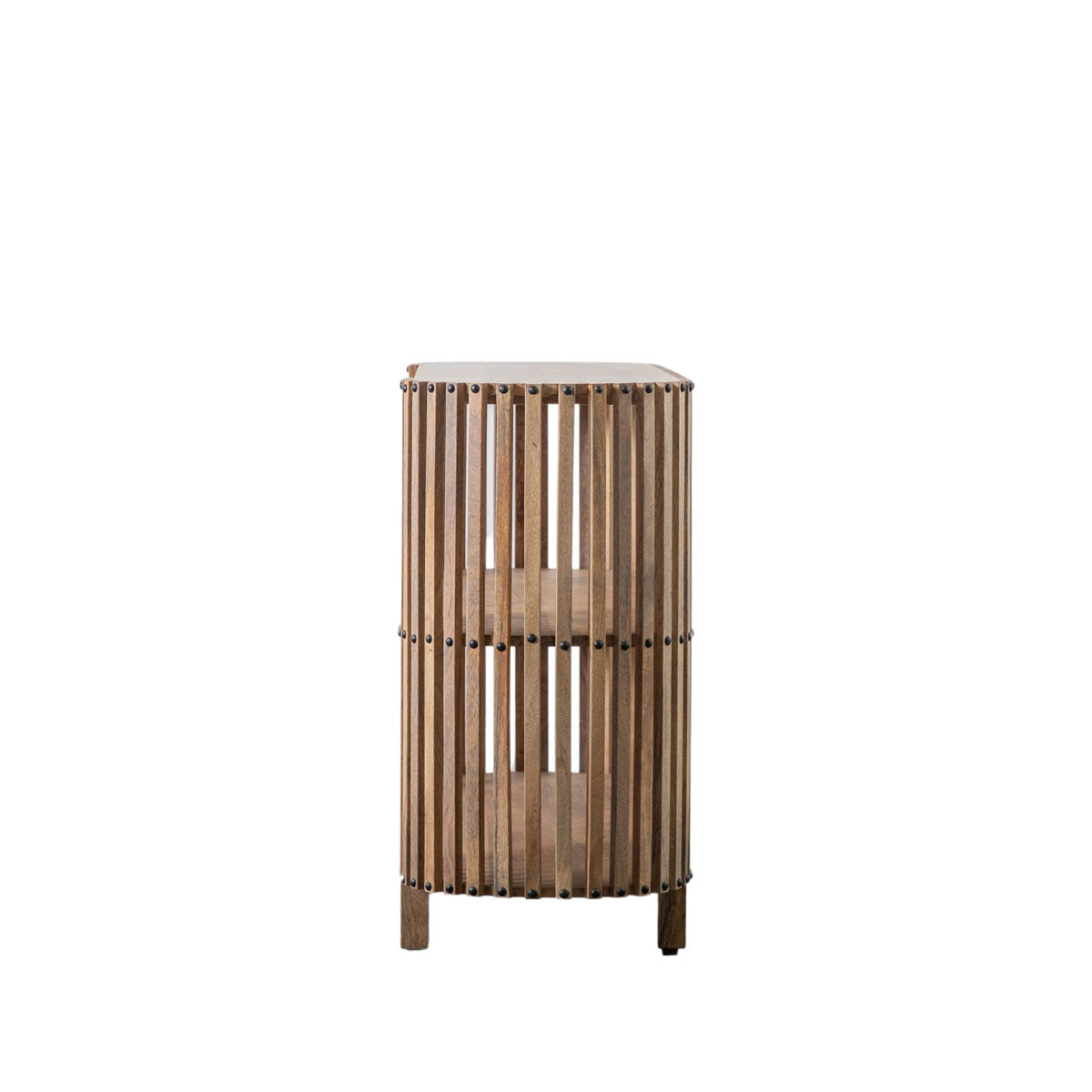 Gallery Direct Voss Slatted Console Table 1400x400x700mm