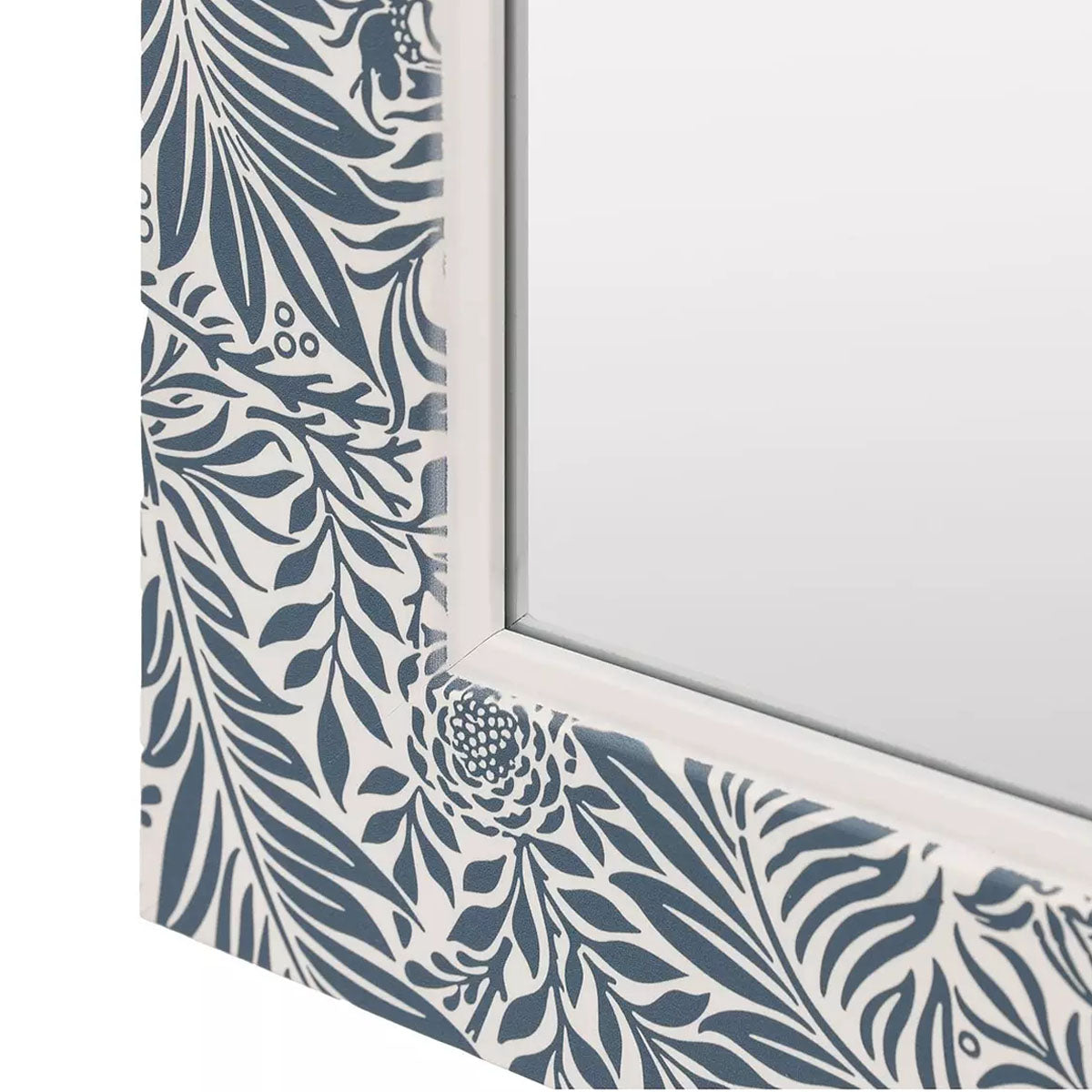 Gallery Direct Cotswold Rectangle Mirror Navy 510x610mm