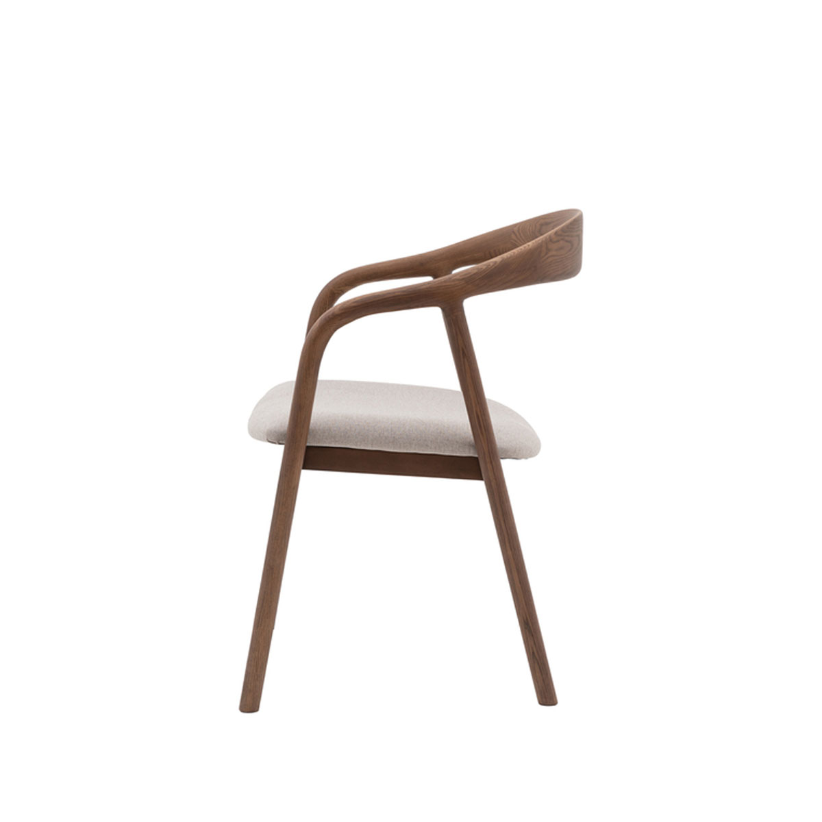Gallery Direct Madrid Dining Chair Walnut UPH 552x565x775mm (2pk)