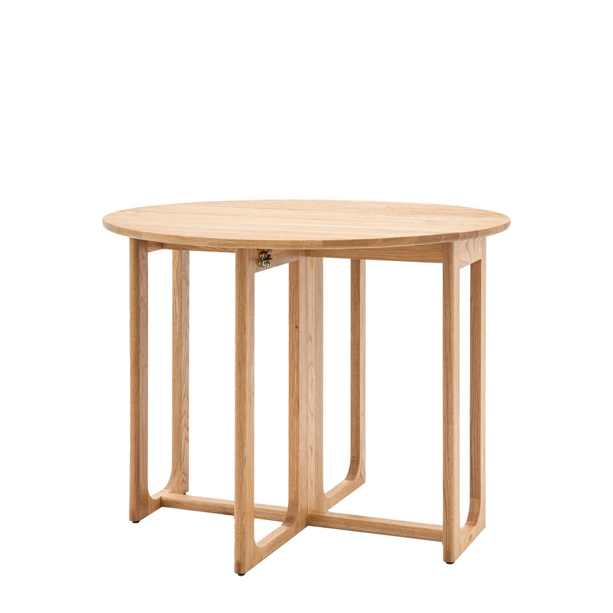 Gallery Direct Craft Folding Dining Table Natural 1000x1000x750mm