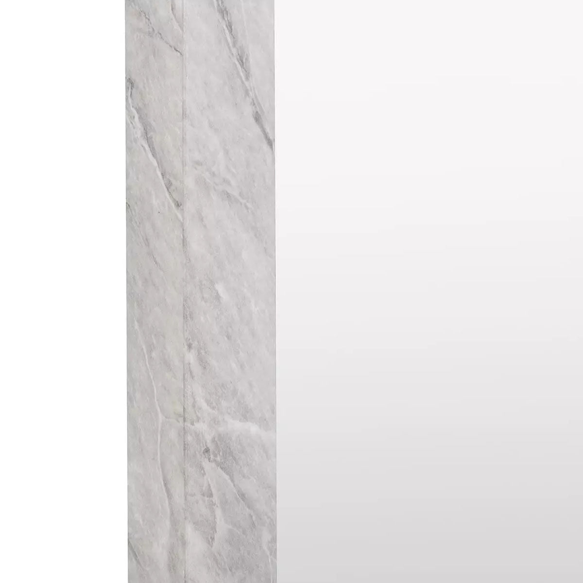 Gallery Direct Romano Rectangle Mirror Marbled White 570x770mm