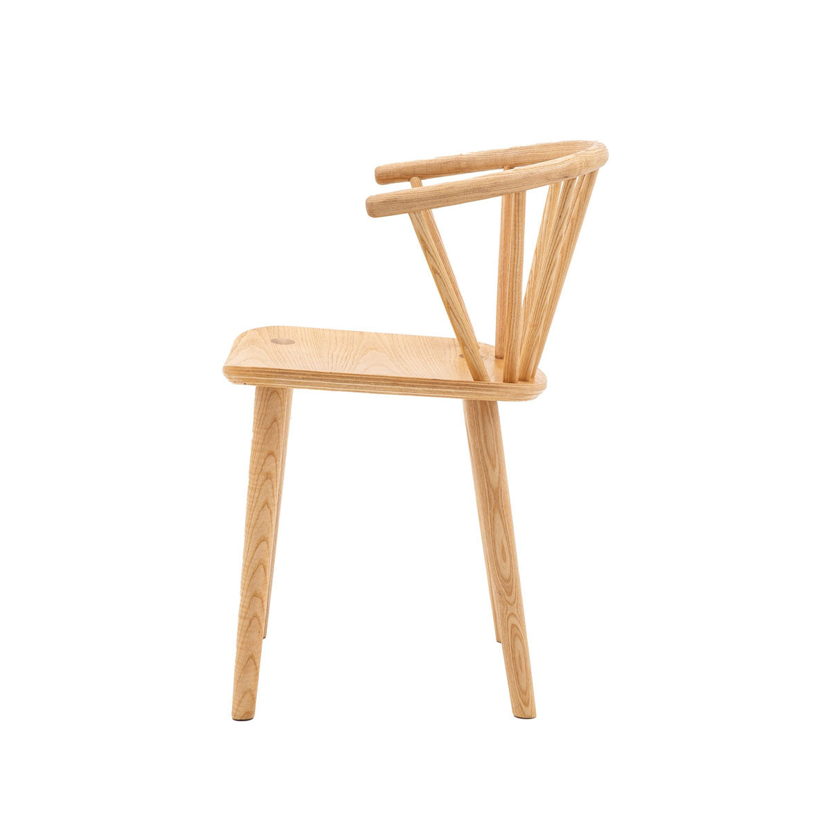 Gallery Direct Craft Dining Chair Natural (2pk) 540x520x760mm