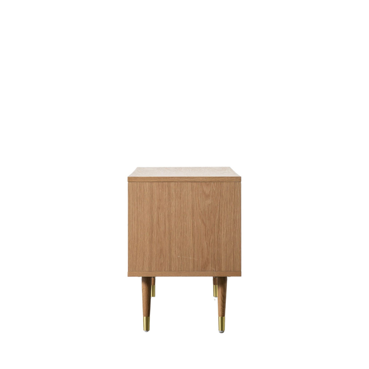 Gallery Direct Newbury Media Unit Oak Grey 1200x400x550mm