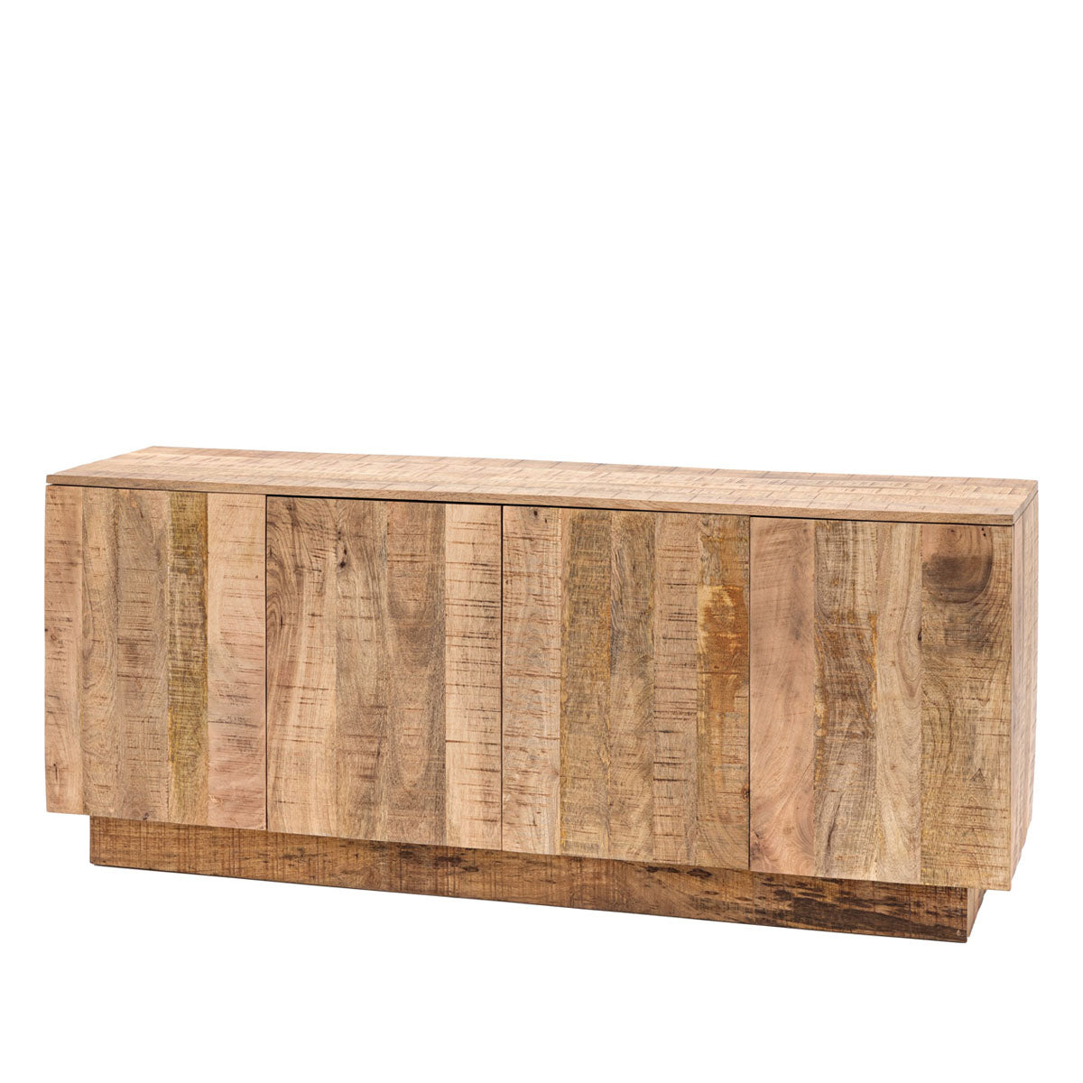 Gallery Direct Iowa 4 Door Sideboard Natural 1700x450x700mm