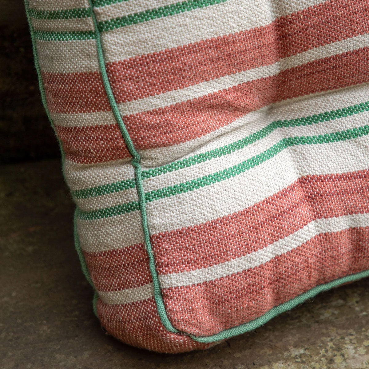 Gallery Direct Sina Stripe Woven Floor Cushion