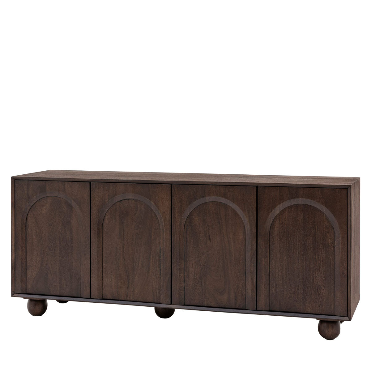 Gallery Direct Arc 4 Door Sideboard 1660x450x700mm