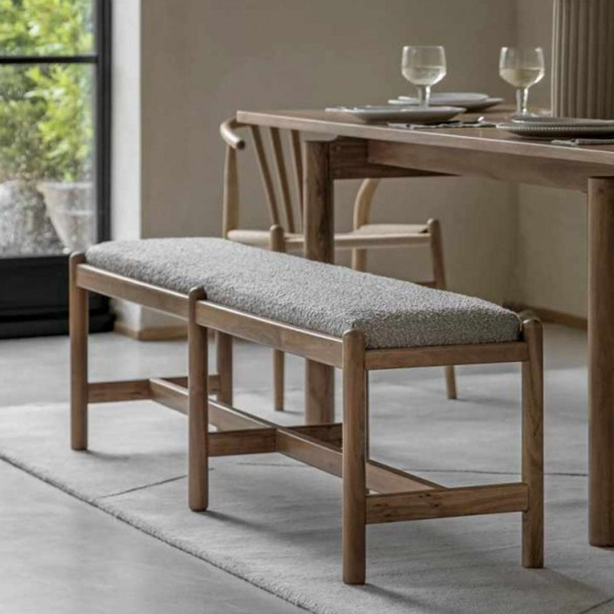 Gallery Direct Cannes Dining Bench 1600x400x485mm