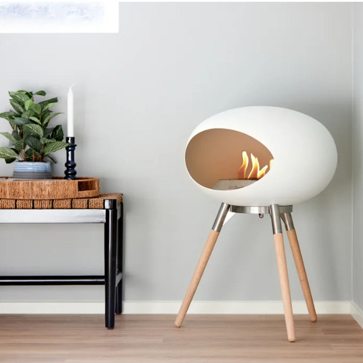Le Feu Ground Wood Low - White