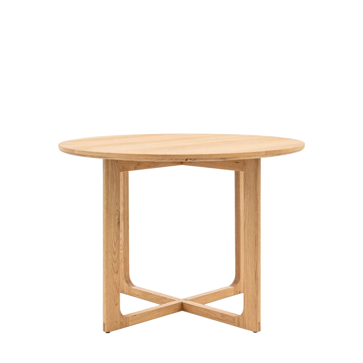 Gallery Direct Craft Round Dining Table Natural 1100x1100x750mm