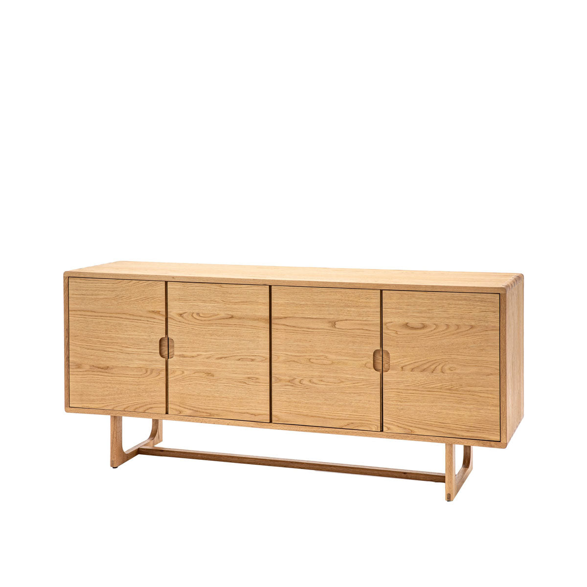 Gallery Direct Craft 4 Door Sideboard Natural 1700x450x750mm