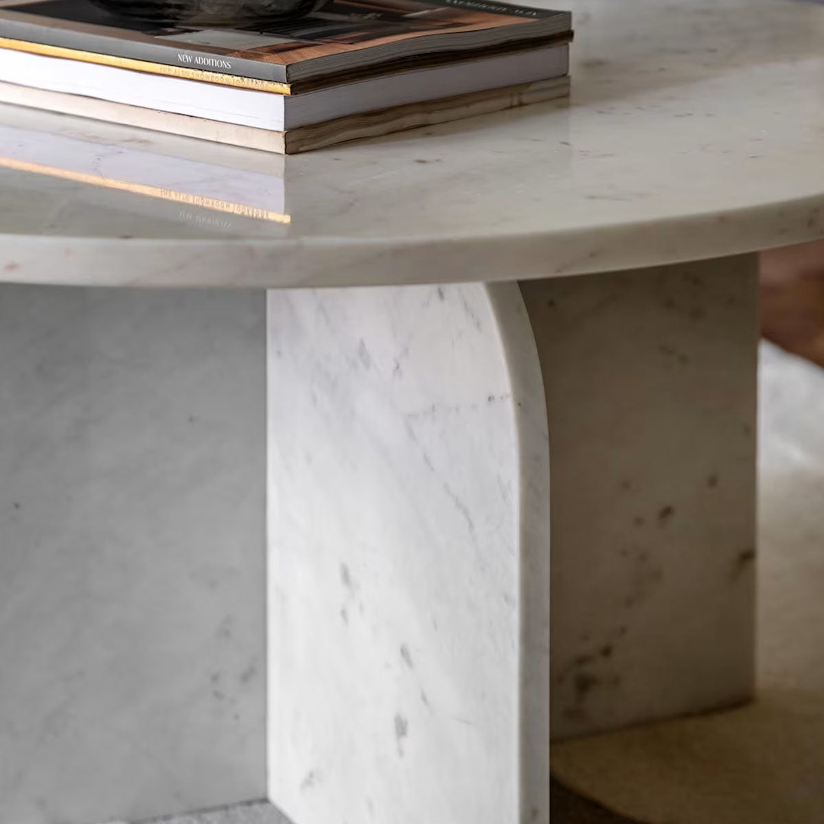 Gallery Direct Amalfi Coffee Table White 800x800x400mm
