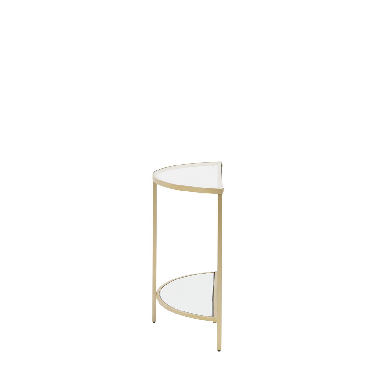 Gallery Direct Hudson Console Table Champagne 1000x350x750mm