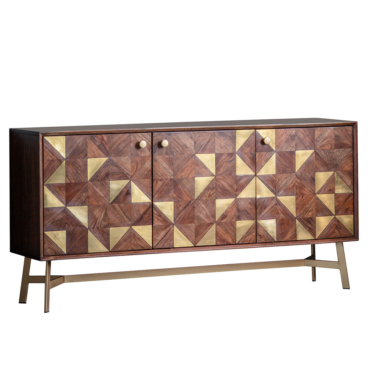 Gallery Direct Tate 3 door Sideboard 1420x350x700mm