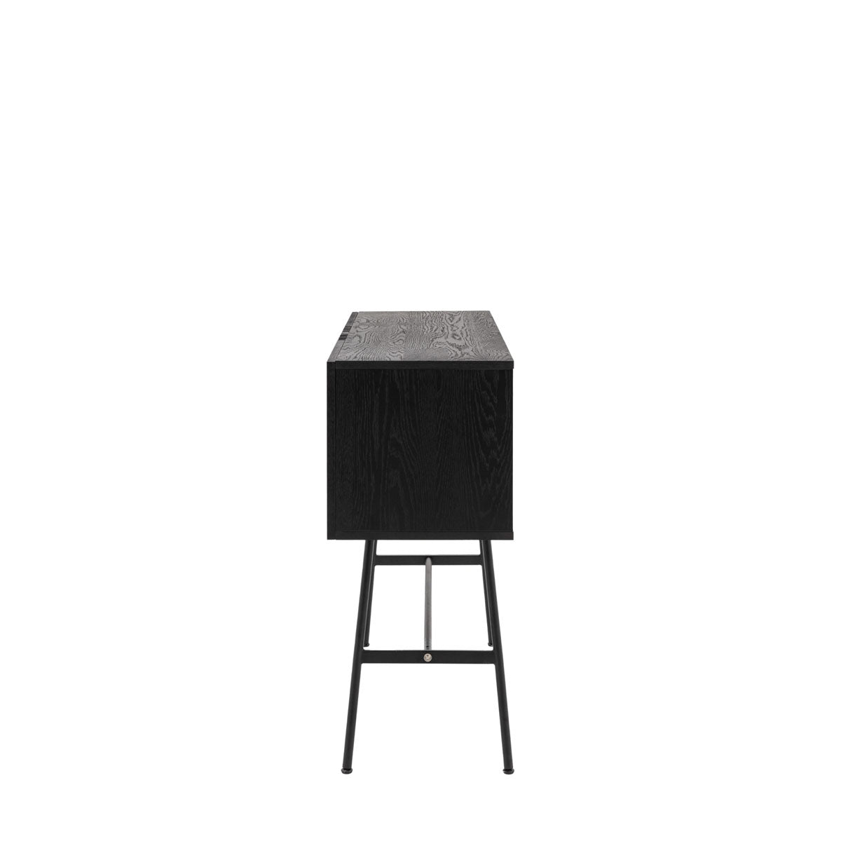 Gallery Direct Holsen 2 Door Sideboard Black 1200x420x970mm