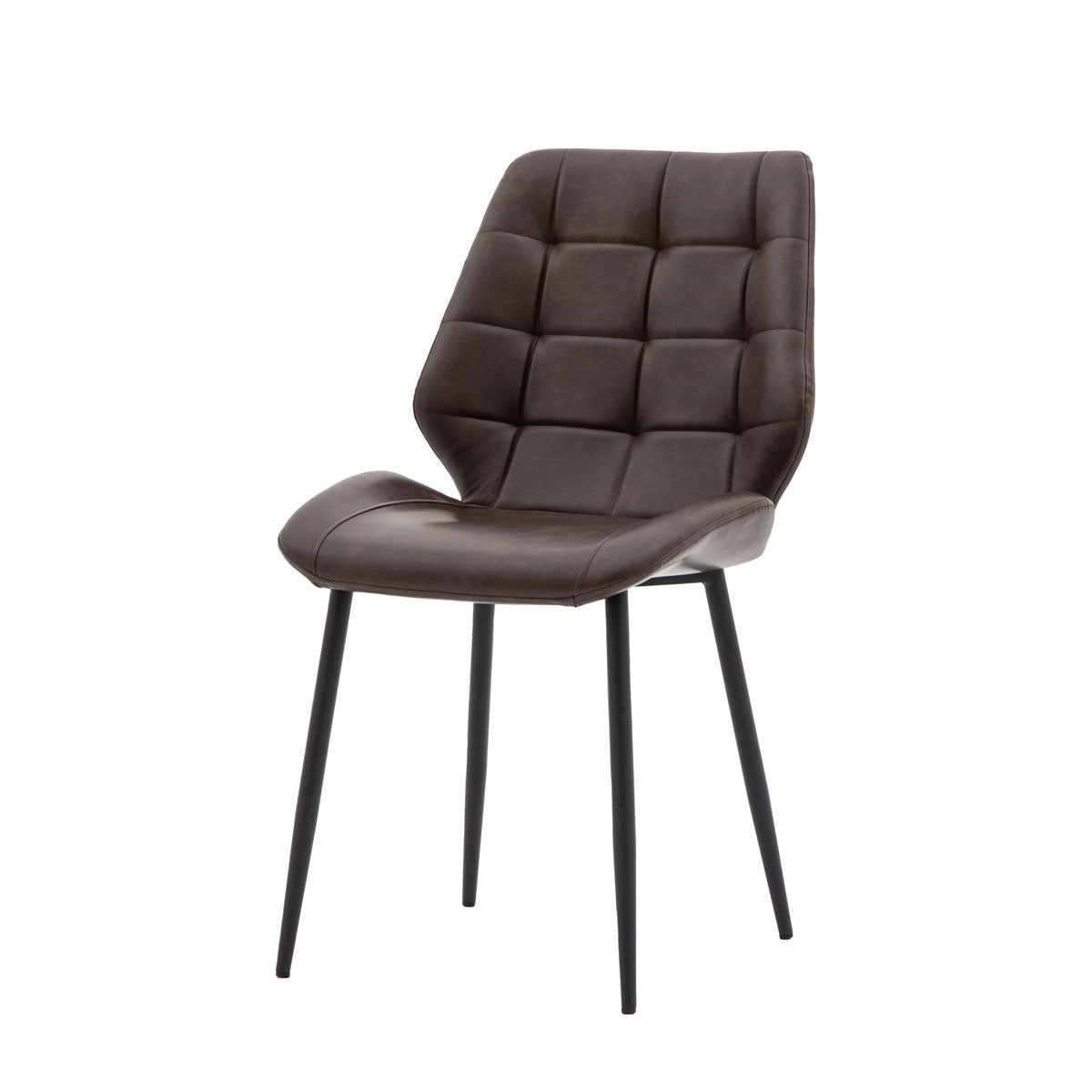 Gallery Direct Manford Dining Chair Brown (2pk)