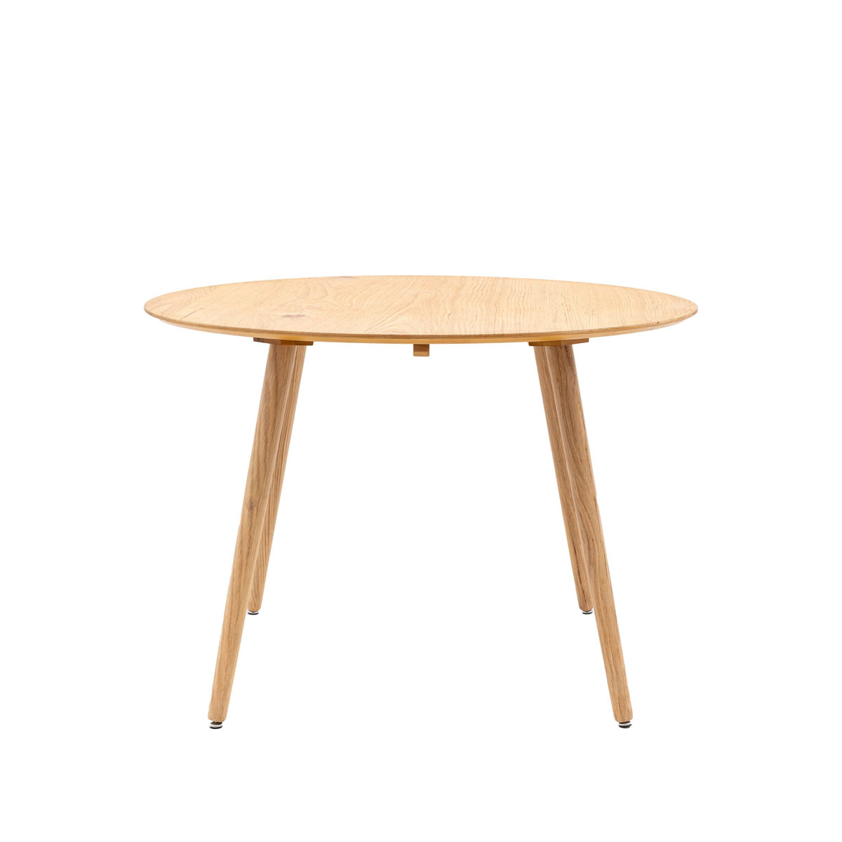 Gallery Direct Hatfield Round Dining Table Natural 1100x1100x750m