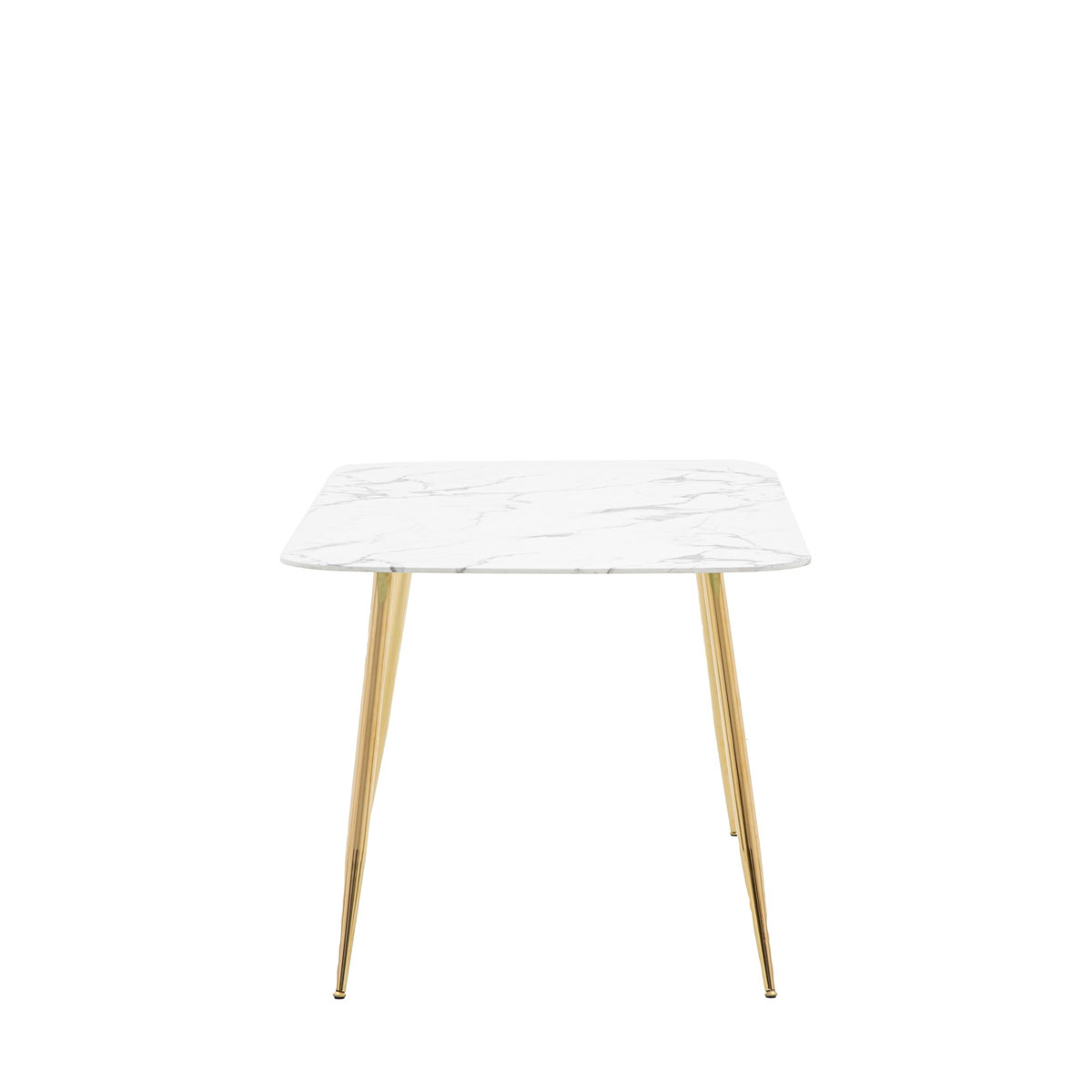 Gallery Direct Evans Dining Table White Effect 1600x900x750mm