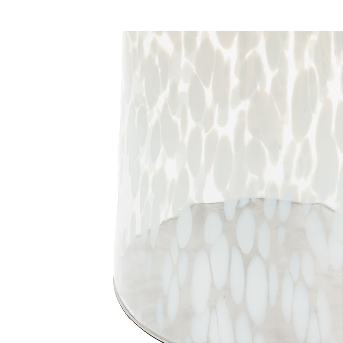 Gallery Direct Murano Side Table White 395x395x465mm