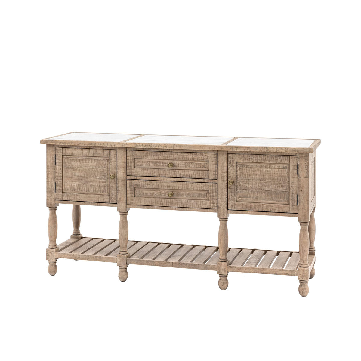Gallery Direct Vancouver 2 Door 2 Drawer Sideboard 1800x520x910mm