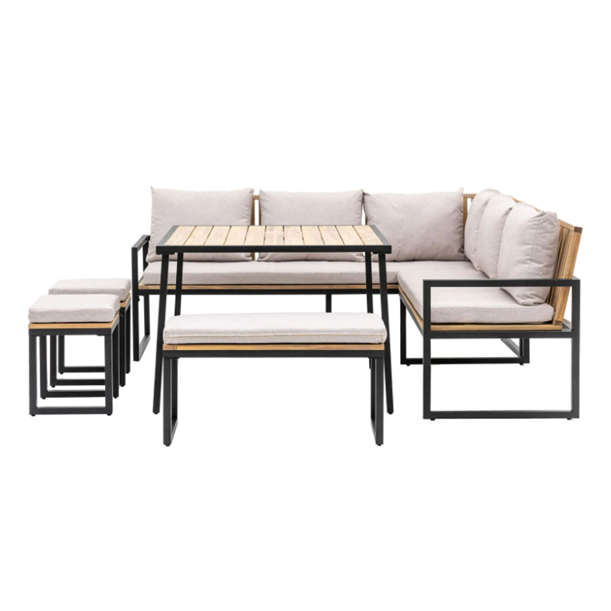 Gallery Direct Naples Corner Dining Set