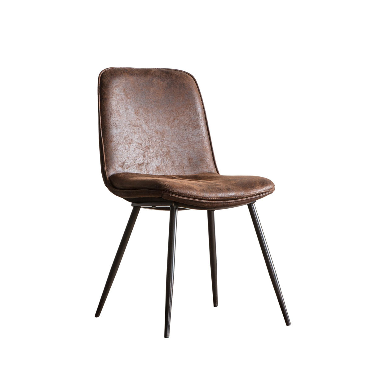 Gallery Direct Newton Chair Brown (2pk)