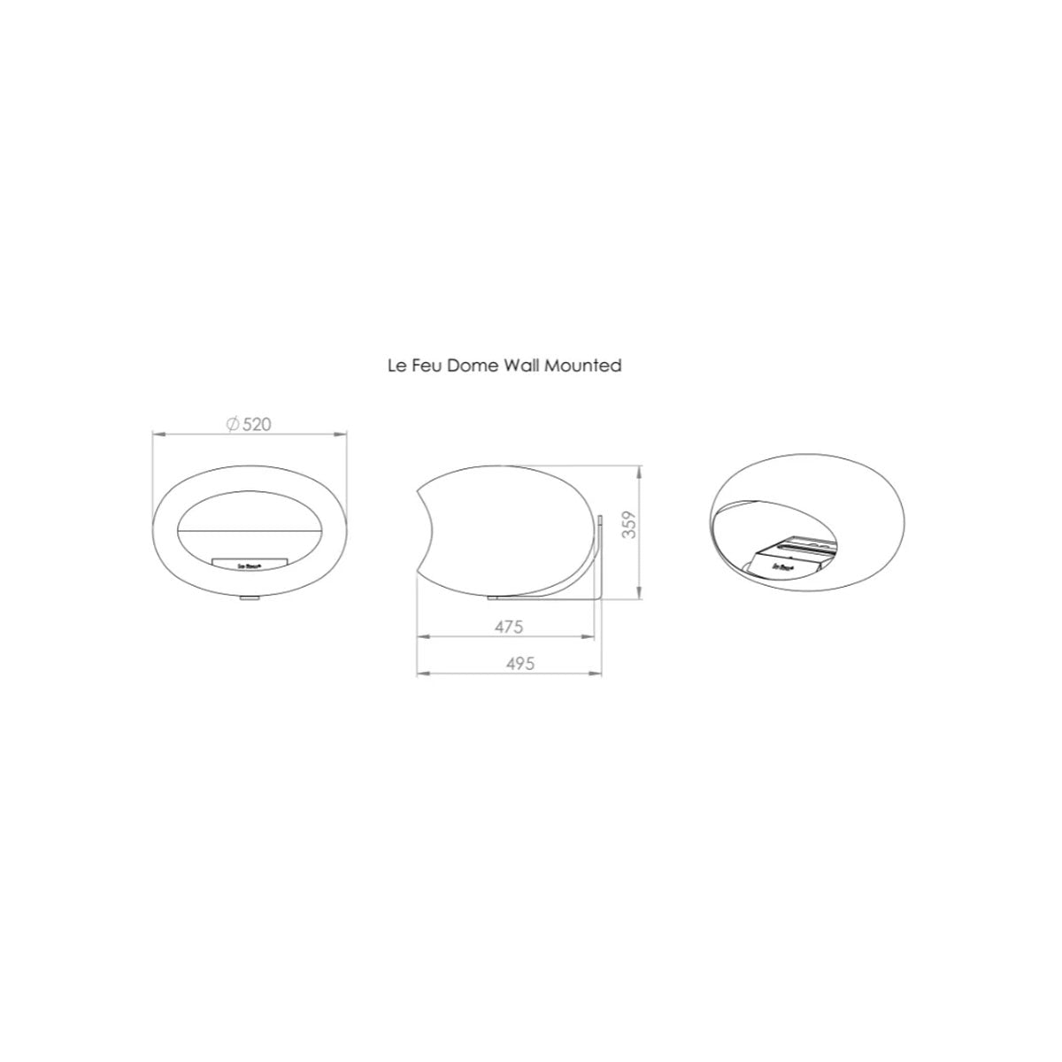 Le Feu Wall - White