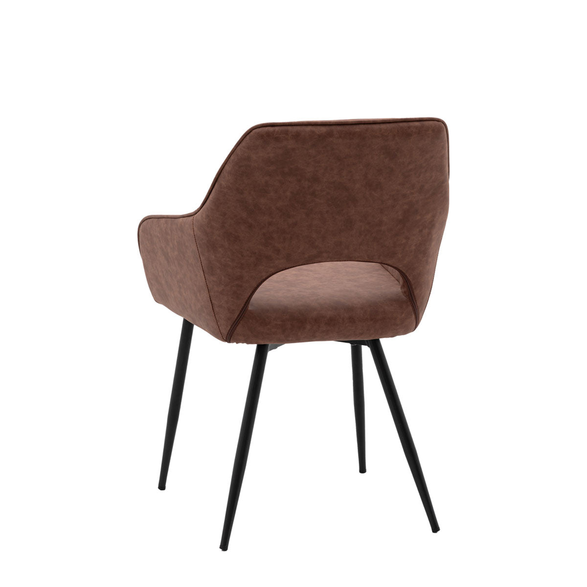 Gallery Direct Ivorra Dining Chair Brown (2pk)