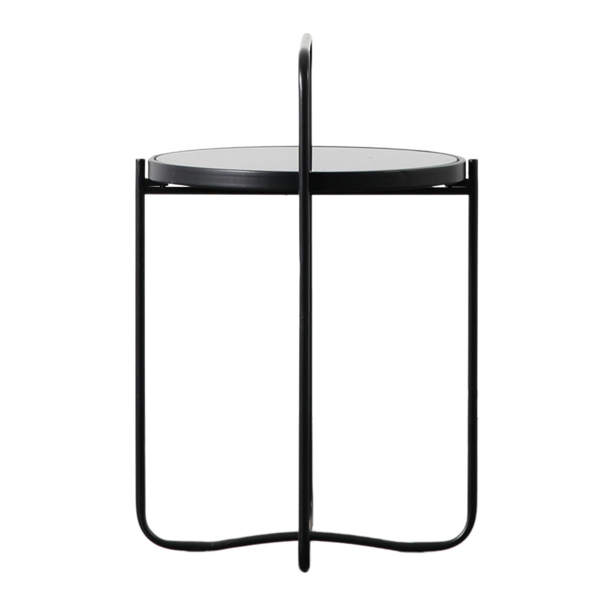 Gallery Direct Fawley Side Table Black 435x435x650mm