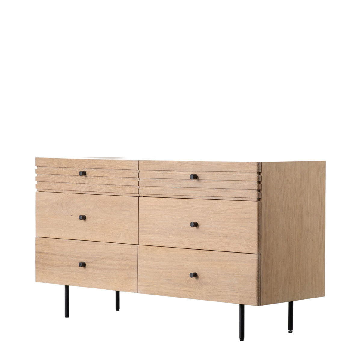 Gallery Direct Okayama 6 Drawer Chest 1310x450x720mm
